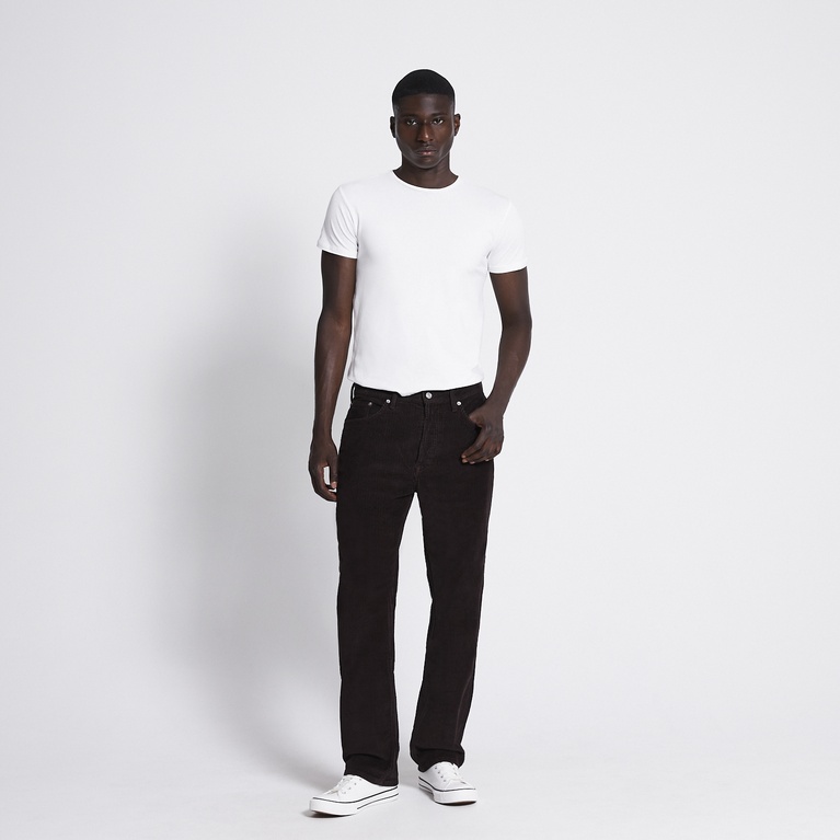 Relaxed straight jeans "Seattle" Brown